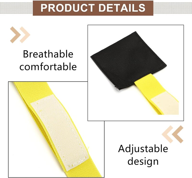 Fuulqgui 2-pcs Set of Baseball Training aids, Baseball Training aids, Elastic Baseball Pitcher Training Straps, Leg wrap Protective Straps - Image 4